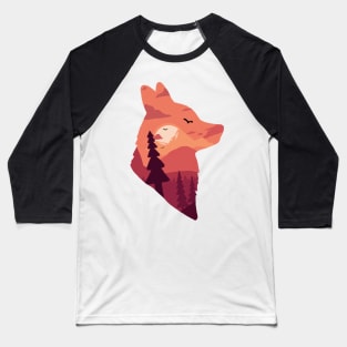 Wolf Baseball T-Shirt